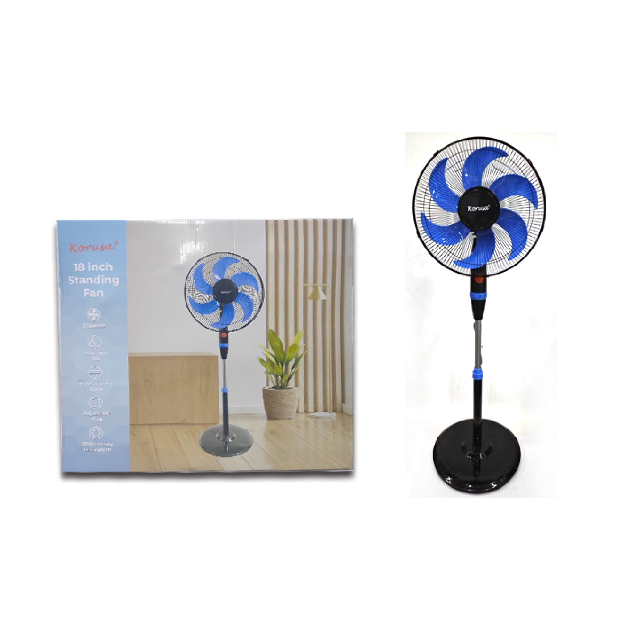 korusa-16-inch-6-blade-high-power-stand-fan